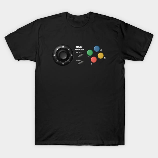 Neo Geo Game Pad T-Shirt by CCDesign